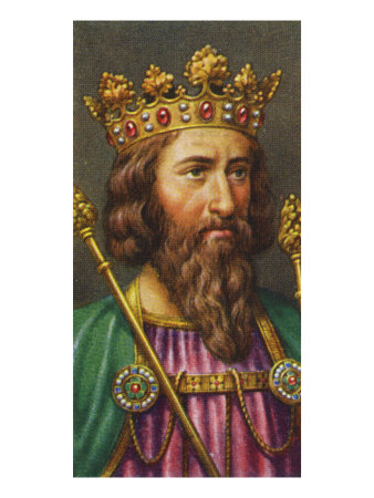 King Edward Ii Portrait (Reigned 1327 - 1377) by Peter Suhr Pricing Limited Edition Print image