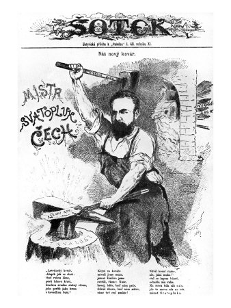 Rise Of Czech Nationalism, Caricature From Czech Magazine Sotek by Gustave Dore Pricing Limited Edition Print image