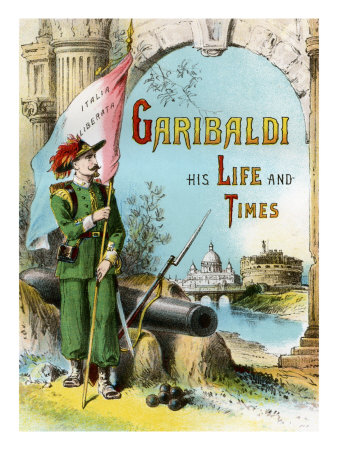 Garibaldi His Life And Times Title Page Of Book Published 1882 by Kate Greenaway Pricing Limited Edition Print image