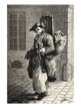 Daily Life In French History: A Street Musician In 18Th Century Paris, France by Hugh Thomson Pricing Limited Edition Print image
