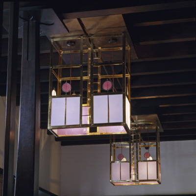 The Hill House, Helensburgh, Dumbartonshire, Scotland, 1902-04, Rectangular Light Fittings by Mark Fiennes Pricing Limited Edition Print image