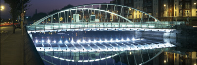 James Joyce Bridge, Dublin, Ireland, Architect: Santiago Calatrava by Morley Von Sternberg Pricing Limited Edition Print image