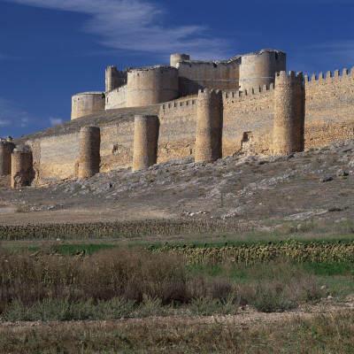 Berlanga De Duero, Soria, Castile, Spain, Keep With Bulging Round Towers, Sixteenth Century by Joe Cornish Pricing Limited Edition Print image