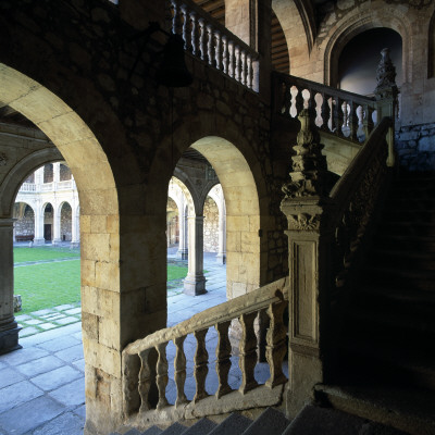 Colegio Mayor De Arzobispo Fonseca, Salamanca University, Spain - Staircase by Joe Cornish Pricing Limited Edition Print image
