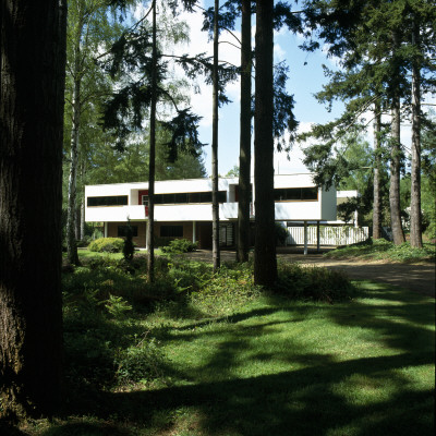 The Homewood, Esher Surrey (1938), East Elevation (Entrance), Architect: Patrick Gwynne - Architect by Mark Fiennes Pricing Limited Edition Print image