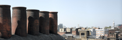 Roofscape And Chimney Pots, Spitalfields, London by Richard Bryant Pricing Limited Edition Print image