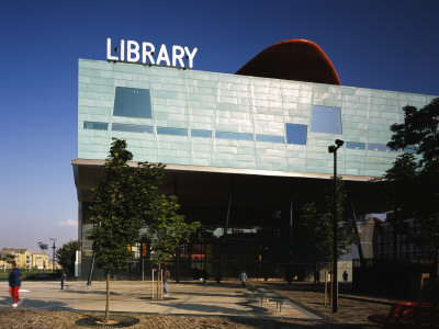 Peckham Library, London, (Exterior), Architect: Alsop And Stormer by Benedict Luxmoore Pricing Limited Edition Print image