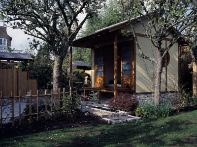 Japanese Teahouse In Shropshire Exterior, Architect: Bill Tingey by Bill Tingey Pricing Limited Edition Print image