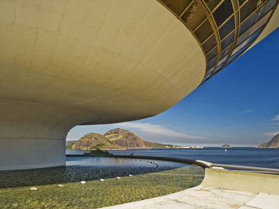 Mac - Museu De Arte Contemporanea, Rio De Janeiro, 1996, Architect: Oscar Niemeyer by Alan Weintraub Pricing Limited Edition Print image