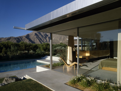 Kaufmann Desert House, Palm Springs, California, 1946,Swimming Pool, Architect: Richard Neutra by Alan Weintraub Pricing Limited Edition Print image