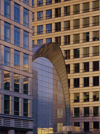 Canary Wharf, Docklands, London, Detail Of Bank Street, Architect: Cesar Pelli And Associates by David Churchill Pricing Limited Edition Print image