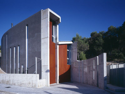 Casa Muntaner, Igualada, Exterior Of Main Entrance, Architect: Xavier Claramunt by Eugeni Pons Pricing Limited Edition Print image
