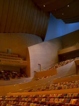 Walt Disney Concert Hall, Downtown Los Angeles - Main Hall Seating Area, Architect: Gehry Partners by John Edward Linden Pricing Limited Edition Print image