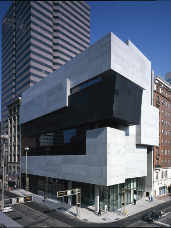 Cincinnati Contemporary Arts Center, Ohio, Usa, Exterior, Architect: Zaha Hadid by John Edward Linden Pricing Limited Edition Print image