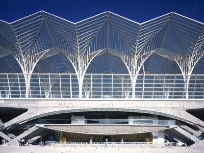 Oriente Station, Lisbon, Portugal, 1993 - 1998, Architect: Santiago Calatrava by John Edward Linden Pricing Limited Edition Print image