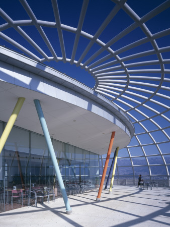 Museum Of Fruit, Yamanashi, West Tokyo, 1996, Terrace Restaurant, Architect: Itsuko Hasegawa by John Edward Linden Pricing Limited Edition Print image