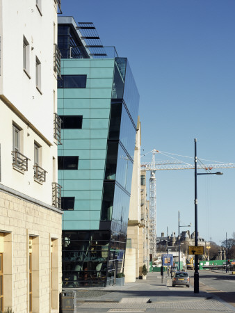 The Tun, Scotland, Facade In Context, Allan Murray Architects by Keith Hunter Pricing Limited Edition Print image