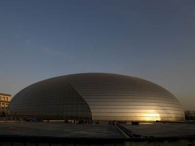 National Grand Theater, The Eggshell, Beijing, China, Architect: Paul Andreu by Marc Gerritsen Pricing Limited Edition Print image