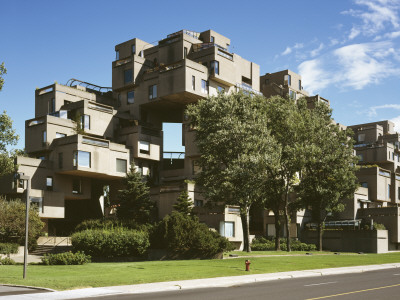 Habitat '67, 2600, Pierre Dupuy Avenue, Montreal, 1967, Exterior, Architect: Moshe Safdie by Michael Harding Pricing Limited Edition Print image
