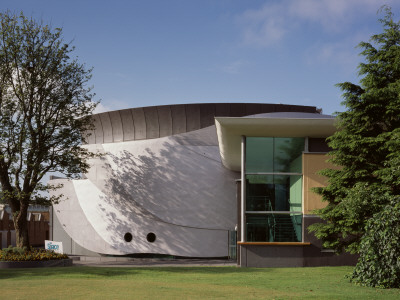 The Space Centre For Dance, Dundee College, Scotland, Main Entrance And Auditorium by Keith Hunter Pricing Limited Edition Print image