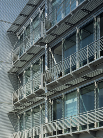 Dss, Newcastle Upon Tyne, Exterior Facade Detail, Architect: Hopkins And Partners by Keith Hunter Pricing Limited Edition Print image