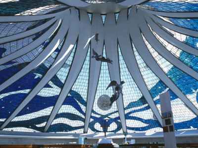 Brasilia Cathedral, Brasilia, 1958 - 1970, Architect: Oscar Niemeyer by Kadu Niemeyer Pricing Limited Edition Print image