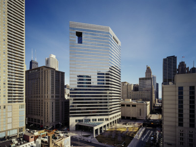 Ama Building, Chicago, Illinios, Architect: Kenzo Tange by Mark Ballogg Pricing Limited Edition Print image