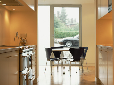 Private House Ddp, Glasgow, Scotland, Dining Kitchen Area, Architect: The Davis Duncan Partnership by Keith Hunter Pricing Limited Edition Print image