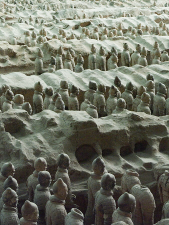 Terra Cotta Warriors, Xian, China by Natalie Tepper Pricing Limited Edition Print image