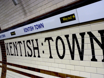 Kentish Town Underground Station, London by Natalie Tepper Pricing Limited Edition Print image