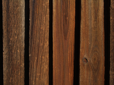 Backgrounds - Detail Of Rich Brown Close-Boarded Fence by Natalie Tepper Pricing Limited Edition Print image