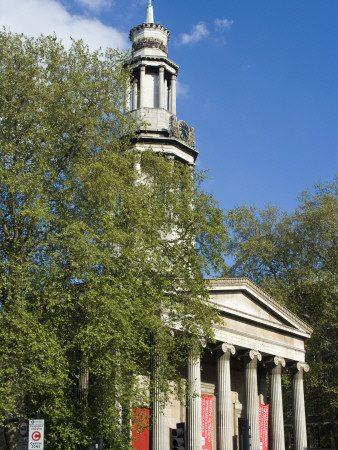 St Pancras Parish Church, Euston Road, London by Natalie Tepper Pricing Limited Edition Print image