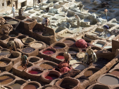 Tannery, Fes, Morocco by Natalie Tepper Pricing Limited Edition Print image
