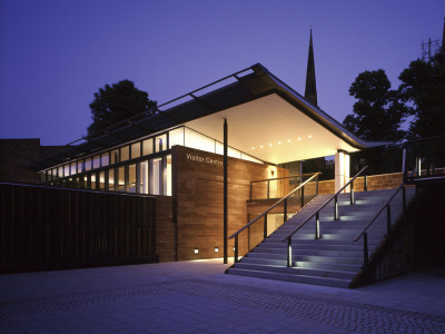Visitor Interpretation Centre At Dusk, Coventry, Maccormac Jamieson Prichard Architects by Peter Durant Pricing Limited Edition Print image