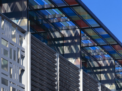 Home Office, Marsham Street, London, Detail Of Main Entrance, Architect: Terry Farrell And Partners by Richard Bryant Pricing Limited Edition Print image