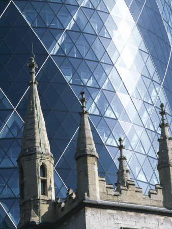 30 St Mary Axe, The Gherkin, Swiss Re Building, City Of London, Architect: Foster And Partners by Richard Bryant Pricing Limited Edition Print image