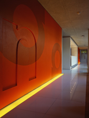 Dana Centre, Science Museum London, Bar Area Corridor, Maccormac Jamieson Prichard Architects by Peter Durant Pricing Limited Edition Print image