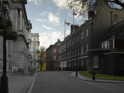 Number 10 Downing Street, Westminster, London by Richard Bryant Pricing Limited Edition Print image