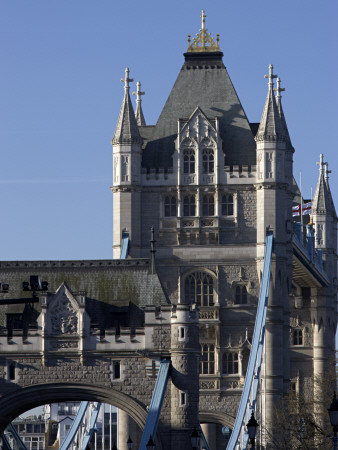 Tower Bridge, London, 1886 - 1894, Detail Of Towers, Architect: Horace Jones by Richard Bryant Pricing Limited Edition Print image
