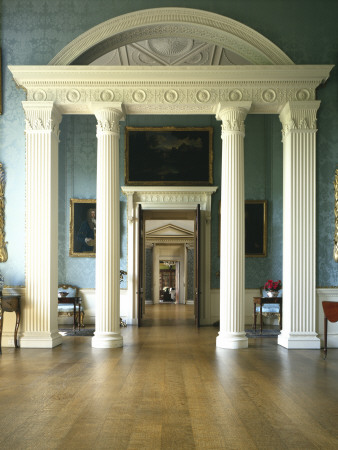 Kedleston Hall, Derbyshire, England, 1759 - 1765, The State Boudoir by Richard Bryant Pricing Limited Edition Print image