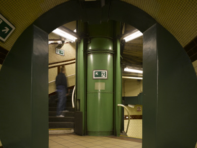 Edgware Road Underground Station, London by Richard Bryant Pricing Limited Edition Print image