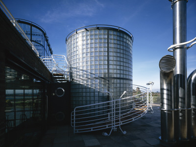 Thamesreach Penthouse, Free Standing Bathroom Tower, Architect: John Young by Richard Bryant Pricing Limited Edition Print image