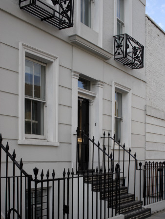 Refurbished House In Camden Town, Front Exterior by Richard Bryant Pricing Limited Edition Print image