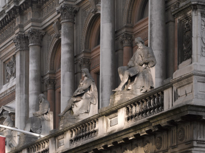 Statues, Royal Academy, Burlington House, Piccadilly, London by Richard Bryant Pricing Limited Edition Print image