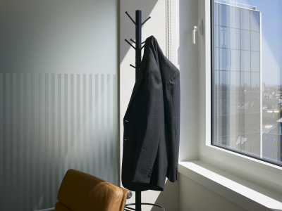 Office Life And Interiors Part Two, Hatstand With Suit Jacket by Tim Mitchell Pricing Limited Edition Print image