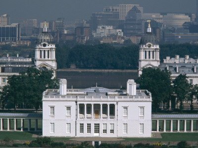 Queen's House With Greenwich Hospital In Background, Architect: Inigo Jones Sir Christopher Wren by Richard Turpin Pricing Limited Edition Print image