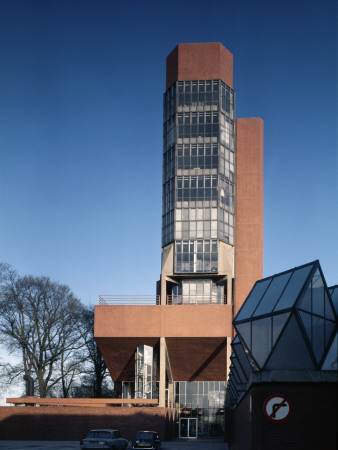 Leicester University Faculty Of Engineering, England, Workshop Exterior And Laboratory Tower by Richard Einzig Pricing Limited Edition Print image
