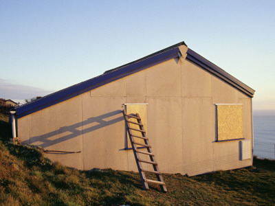 Boarded Up Shed, Whitsands, Cornwall by Sally Ann Norman Pricing Limited Edition Print image