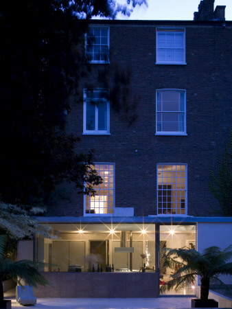 Extension, Rear Elevation At Dusk, Architect: Paul Archer Design by Will Pryce Pricing Limited Edition Print image