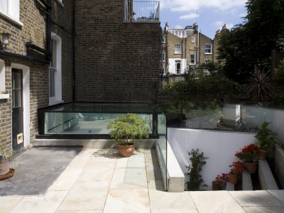 Glass Extension, Terrace, Architect: Paul Archer Design by Will Pryce Pricing Limited Edition Print image